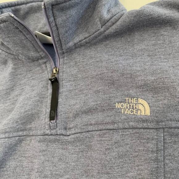 Vintage The North Face Fleece Quarter Zip Pullover Sweatshirt Women's Size Large - Picture 4 of 9